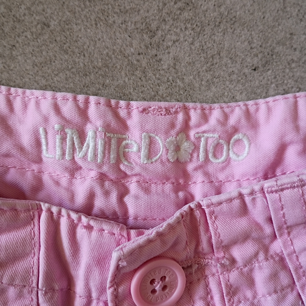 Limited Too Pink Quilted Kids Shorts